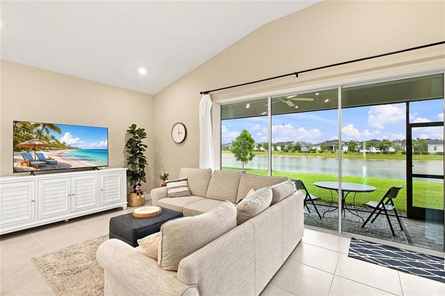Furnished interior view inside a new home in The Cove at West Port, Port Charlotte (Image 14). Furnished interior view inside a new home in The Cove at West Port, Port Charlotte (Image 14).