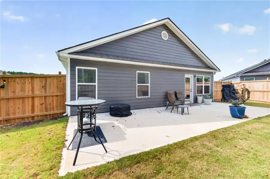Exterior details and patio area of a home in , Winder (Image 22).