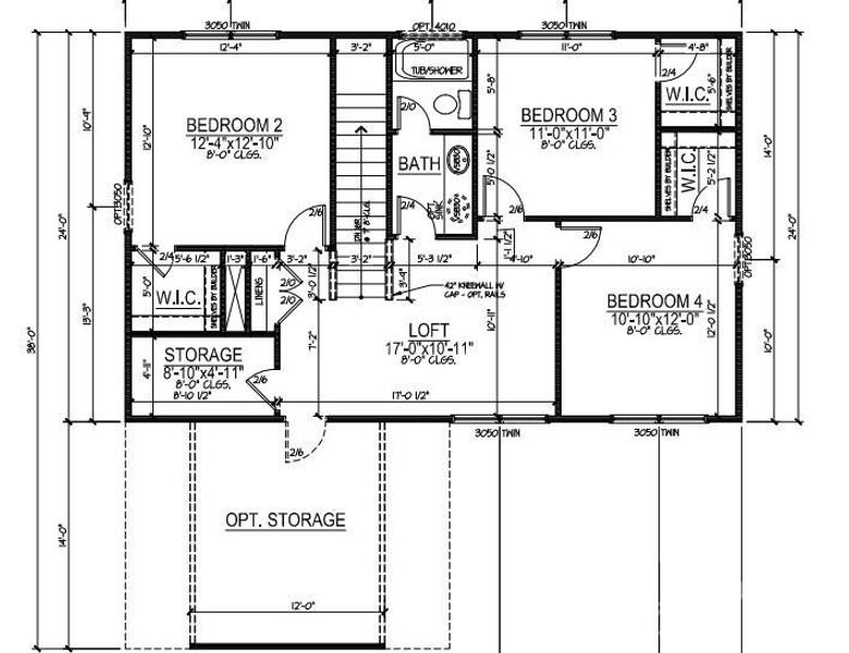 2D floor plan layout of this home in , Pageland, SC (Image 4).