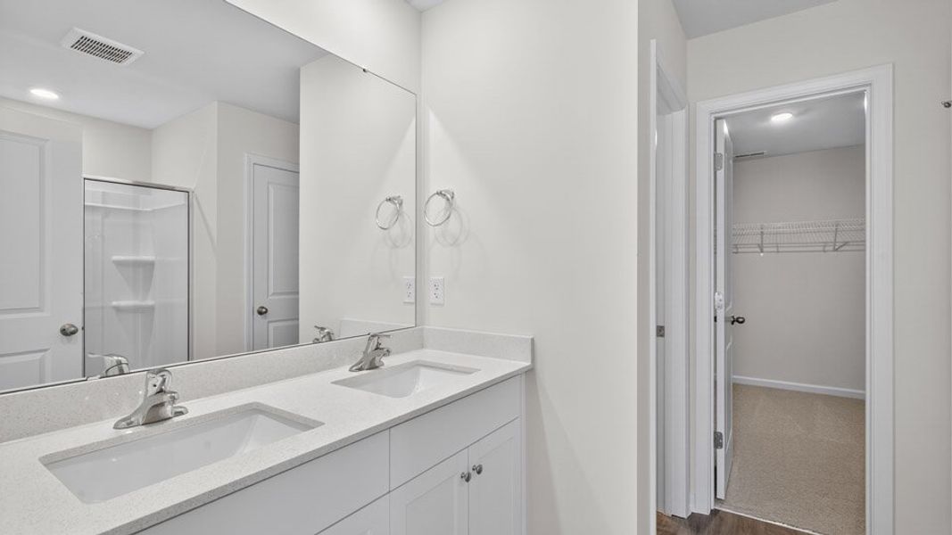 Furnished interior view inside a new home in Olive Branch, Clayton (Image 9). Furnished interior view inside a new home in Olive Branch, Clayton (Image 9).