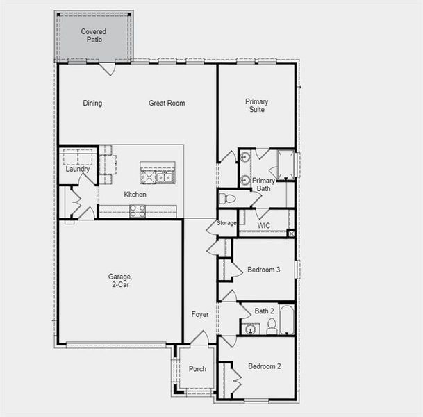 Structural options include: Covered outdoor living, and gas stub out.