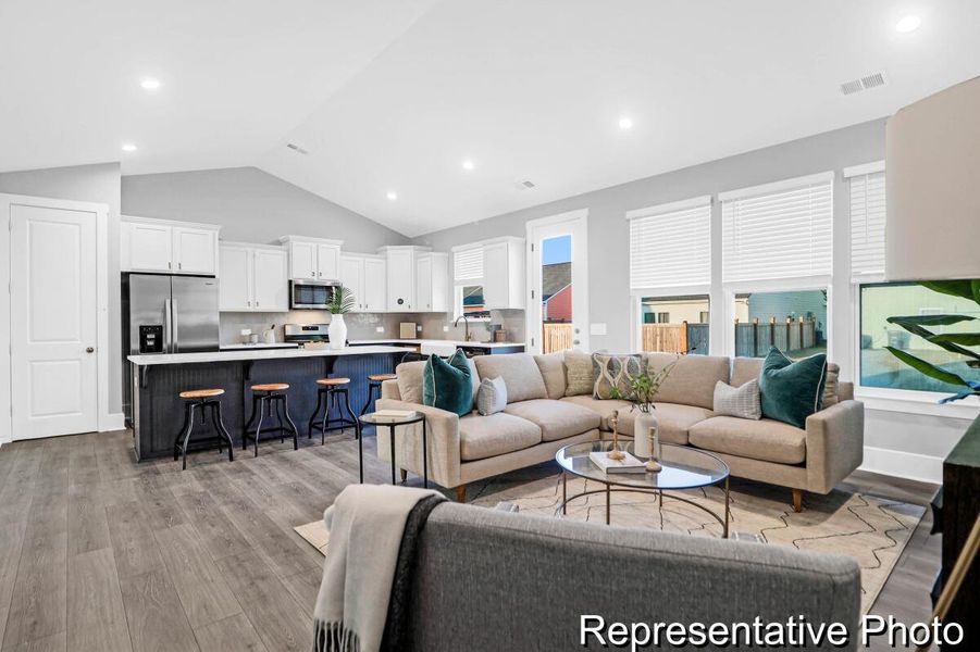 Furnished interior view inside a new home in , Ravenel (Image 3).