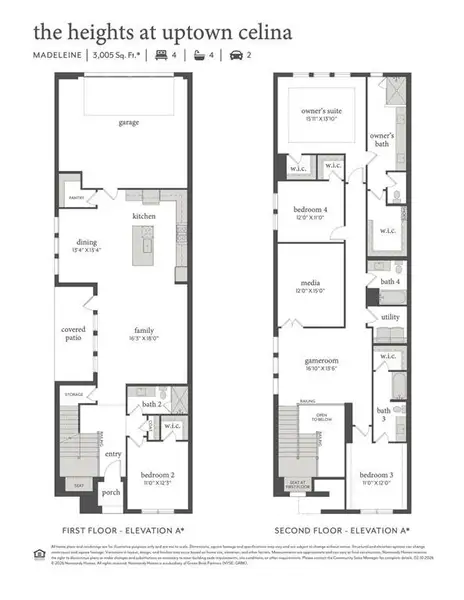 With spacious entertaining areas, including a fabulous game room with adjacent media room, our Madeleine floor plan is an entertainer's dream home!