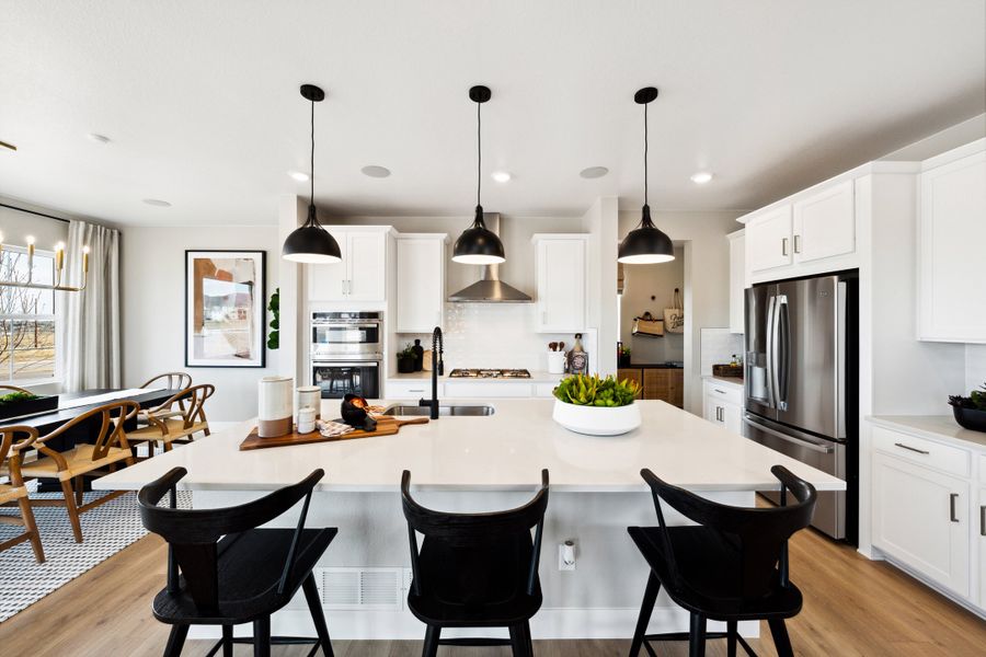 Furnished interior view inside a new home in Sterling Ranch Ascent Village, Littleton (Image 10).