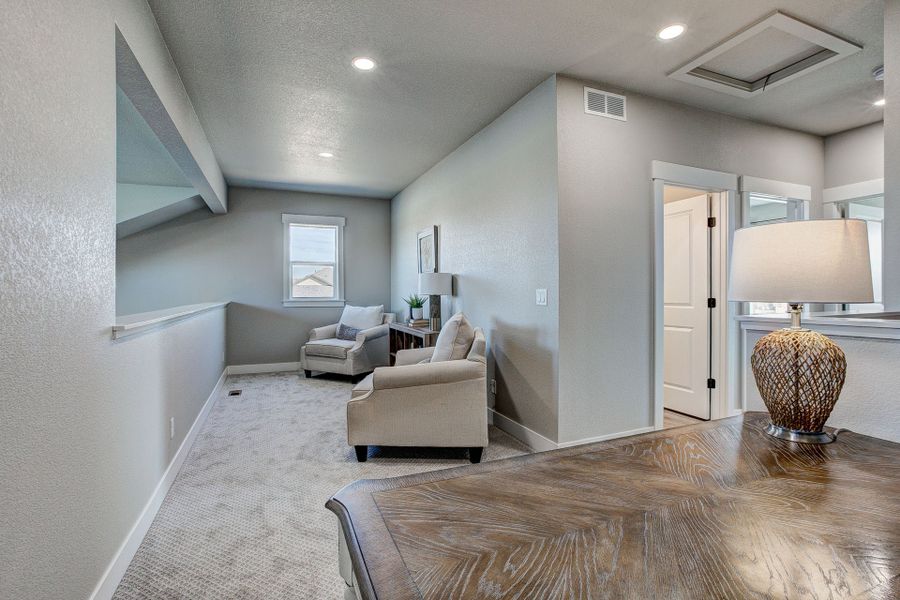 Representative furnished interior of a home built from the The Avalon by Landmark Homes in Vernazza, Windsor (Image 31).