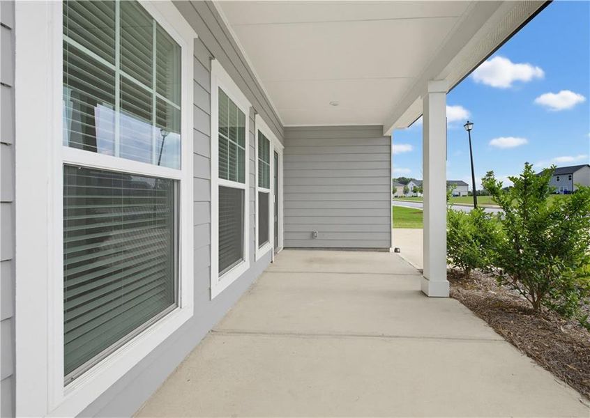 Exterior details and patio area of a home in , Conyers (Image 3). Exterior details and patio area of a home in , Conyers (Image 3).