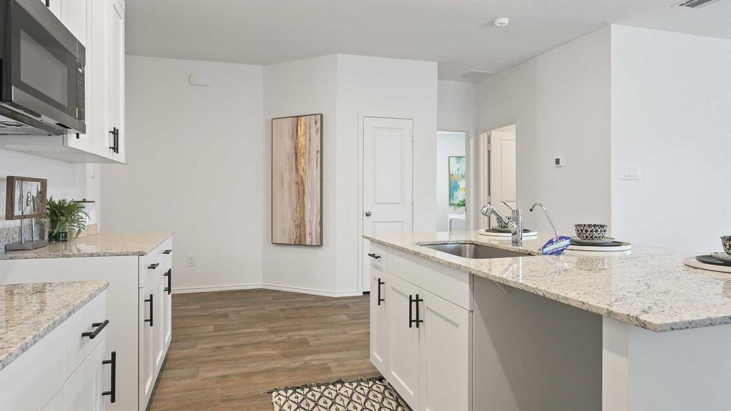 Furnished interior view inside a new home in Tamarron, Fulshear (Image 32).