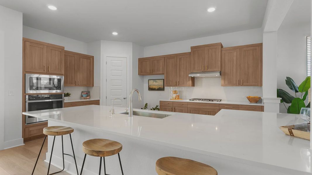 Furnished interior view inside a new home in Santa Rita Ranch, Liberty Hill (Image 12).