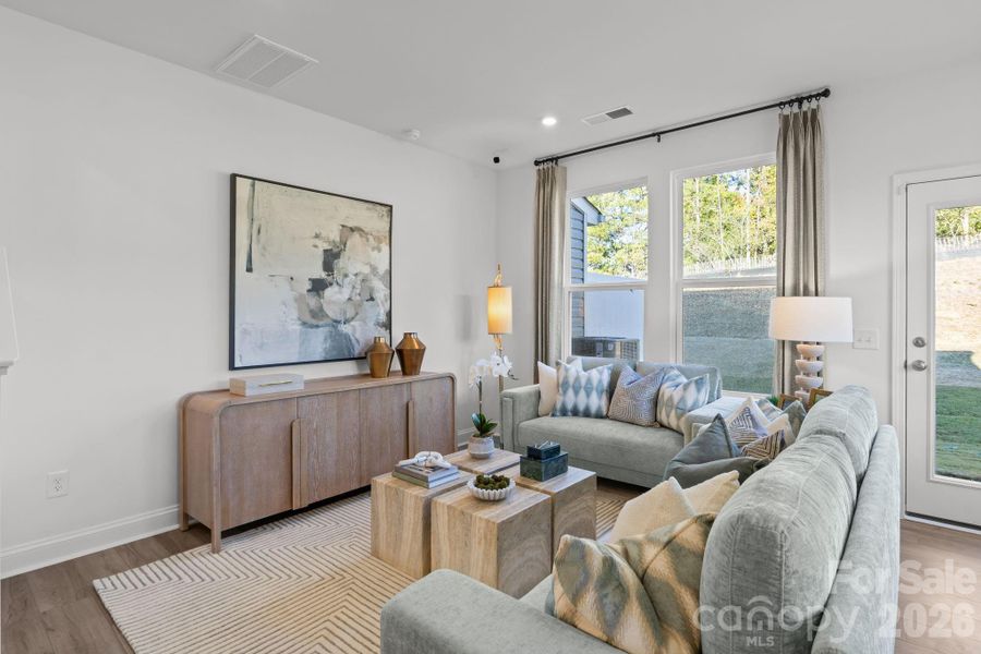 Representative photo from  alternative model family room