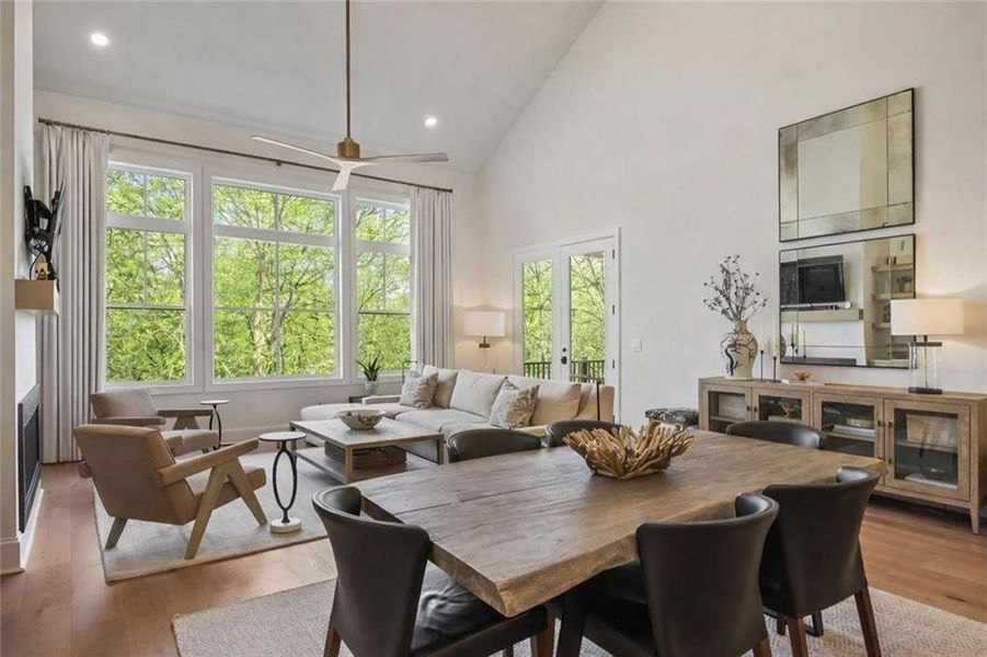 Furnished interior view inside a new home in Waterside Single Family, Peachtree Corners (Image 15).