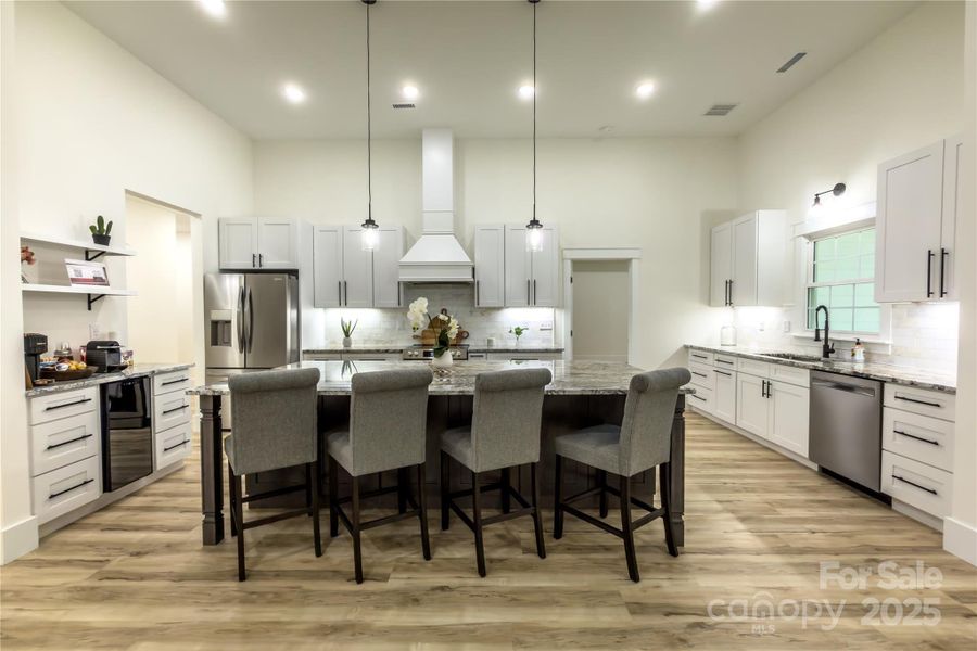 Furnished interior view inside a new home in , Hickory (Image 6).