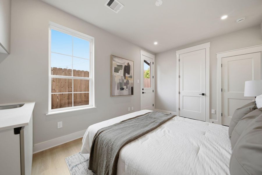 Furnished interior view inside a new home in , Houston (Image 32).