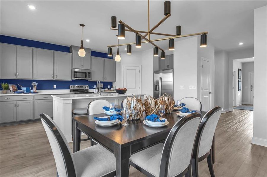 Furnished interior view inside a new home in Riverside Ridge, Lawrenceville (Image 8).