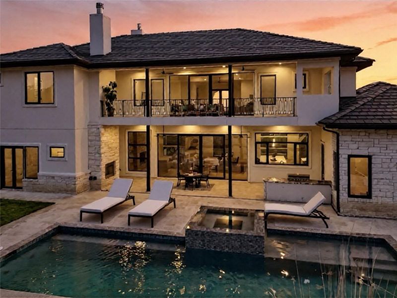 Exterior details and patio area of a home in , Austin (Image 23).