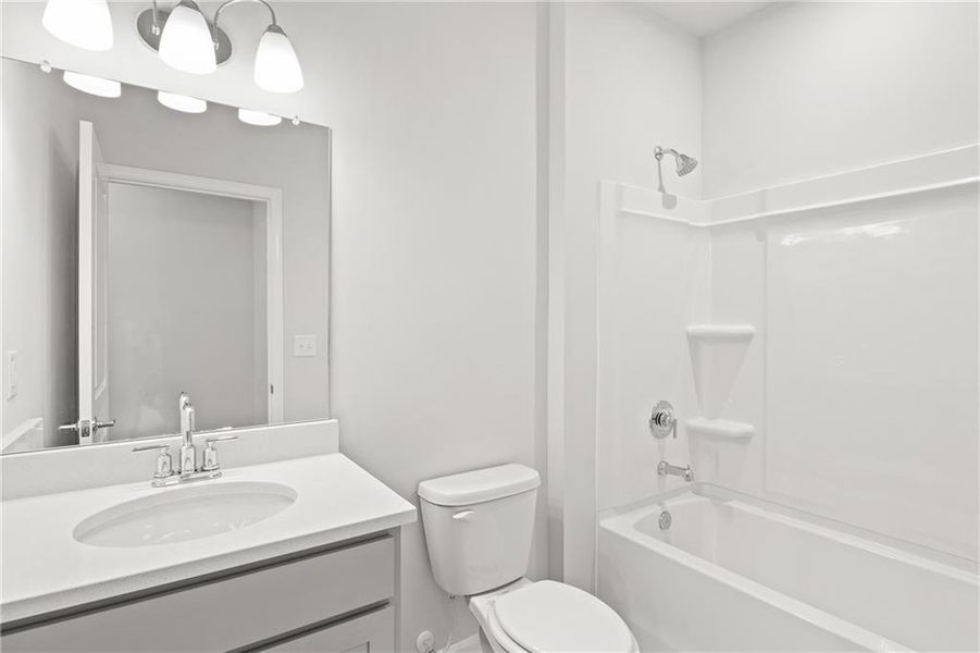 Furnished interior view inside a new home in Haverhill Estates, Dacula (Image 5).