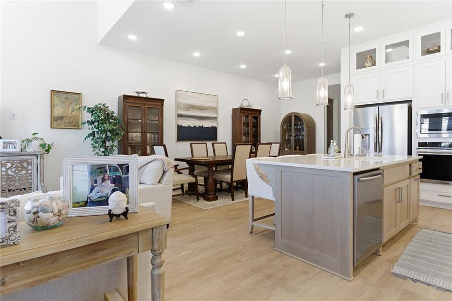 Furnished interior view inside a new home in , Aledo (Image 3). Furnished interior view inside a new home in , Aledo (Image 3).