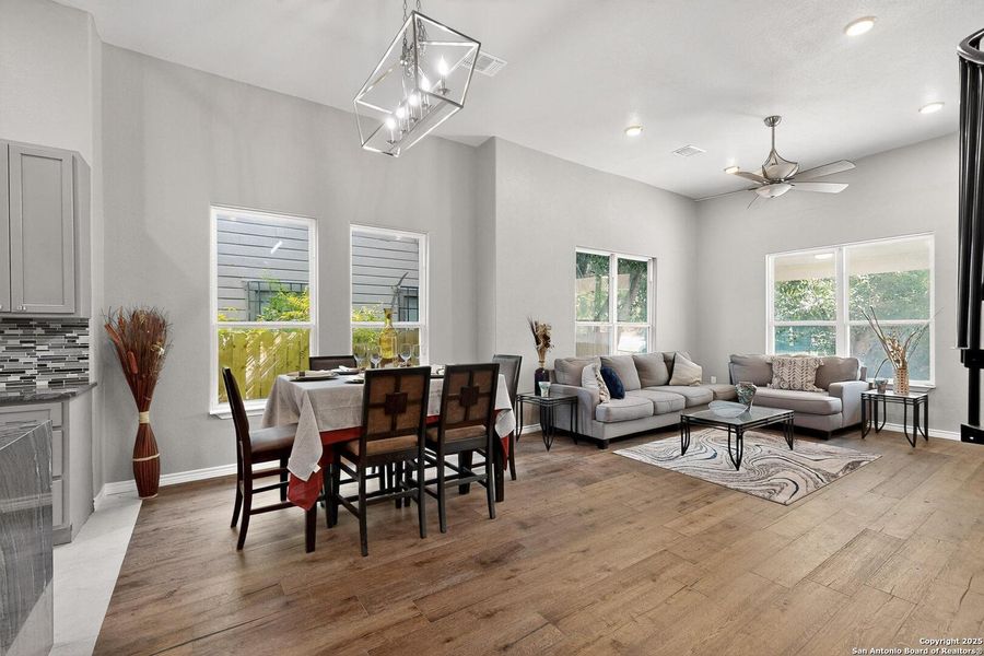 Furnished interior view inside a new home in , San Antonio (Image 12). Furnished interior view inside a new home in , San Antonio (Image 12).