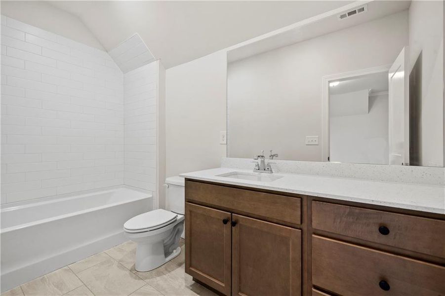 Furnished interior view inside a new home in , Canton (Image 10).