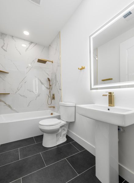 Furnished interior view inside a new home in , North Charleston (Image 7).