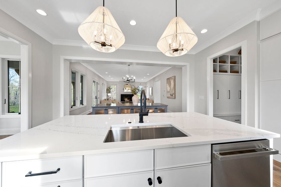 Representative furnished interior of a home built from the Eloise by Homes by Dickerson in The Founding at Blue Ridge, Raleigh (Image 17).