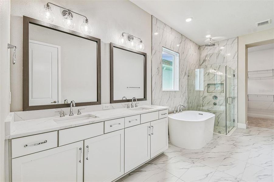 Furnished interior view inside a new home in Chapel Crossings – Classic Series, Wesley Chapel (Image 15).