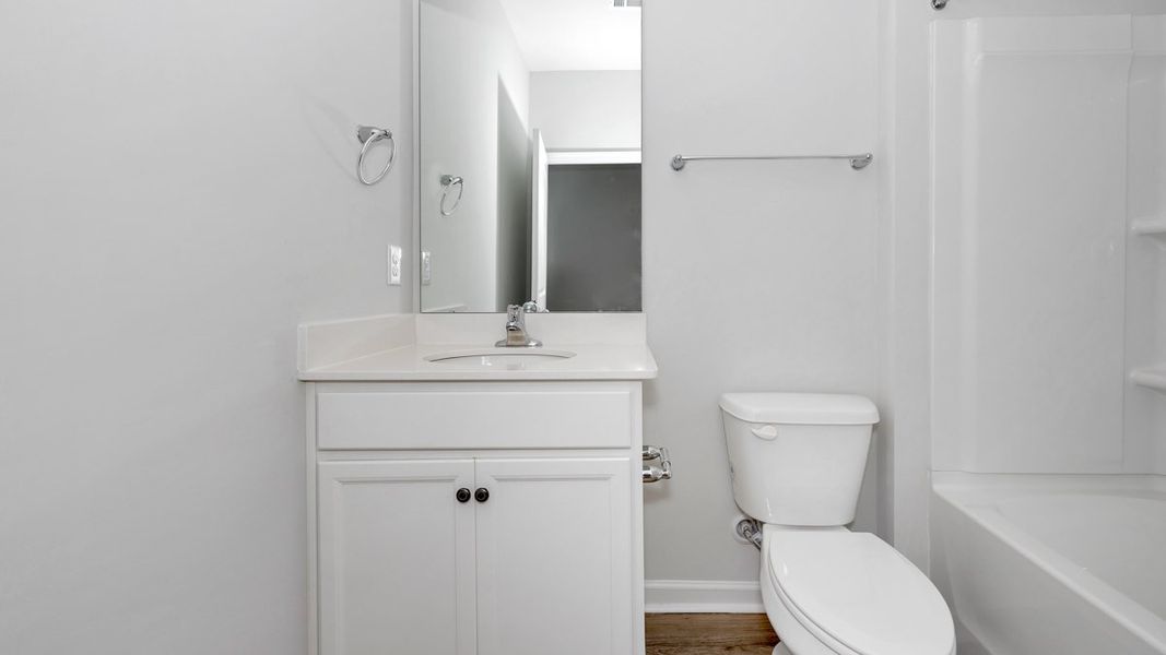 Representative furnished interior of a home built from the Plan by D.R. Horton in Hedge Rose, Somerville (Image 10).