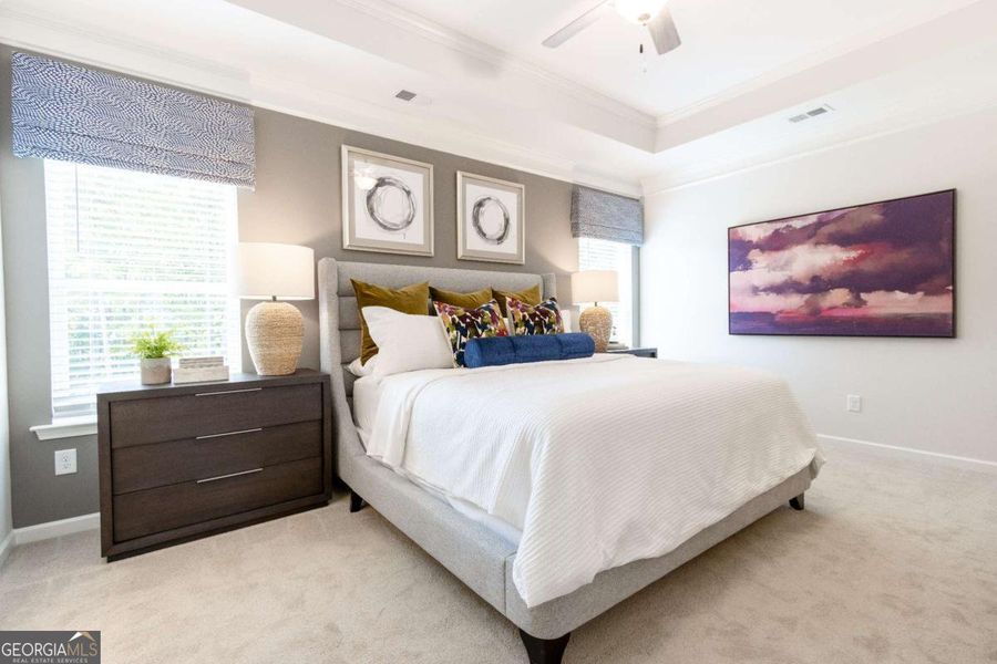 Furnished interior view inside a new home in Trellis Park, Hampton (Image 25).