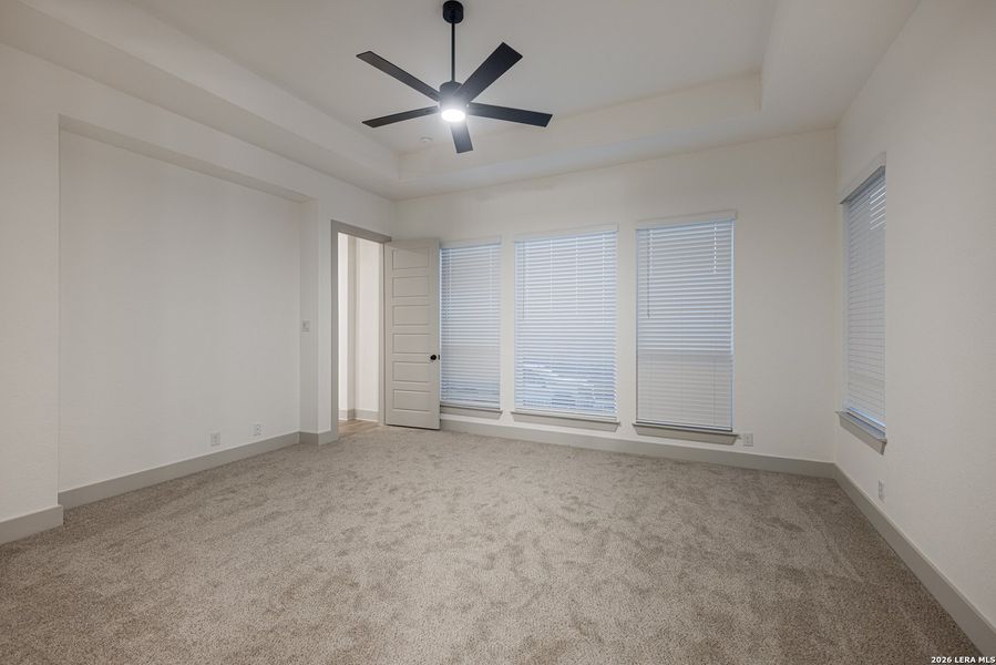 Spacious, unfurnished interior of a new home in Mesa Western, Cibolo (Image 13). Spacious, unfurnished interior of a new home in Mesa Western, Cibolo (Image 13).