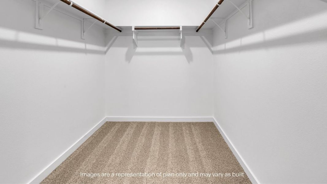 Representative unfurnished interior of a home built from the Jaxson by D.R. Horton in Mustang Ridge, Andrews (Image 20).