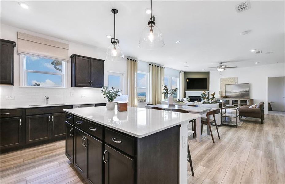 Furnished interior view inside a new home in Haverhill Estates, Dacula (Image 32).