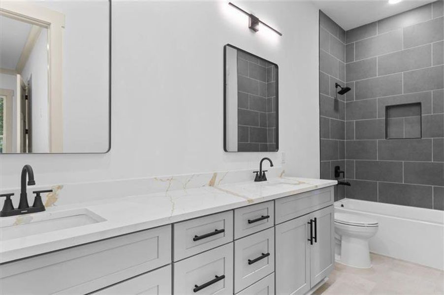 Furnished interior view inside a new home in , Powder Springs (Image 15).