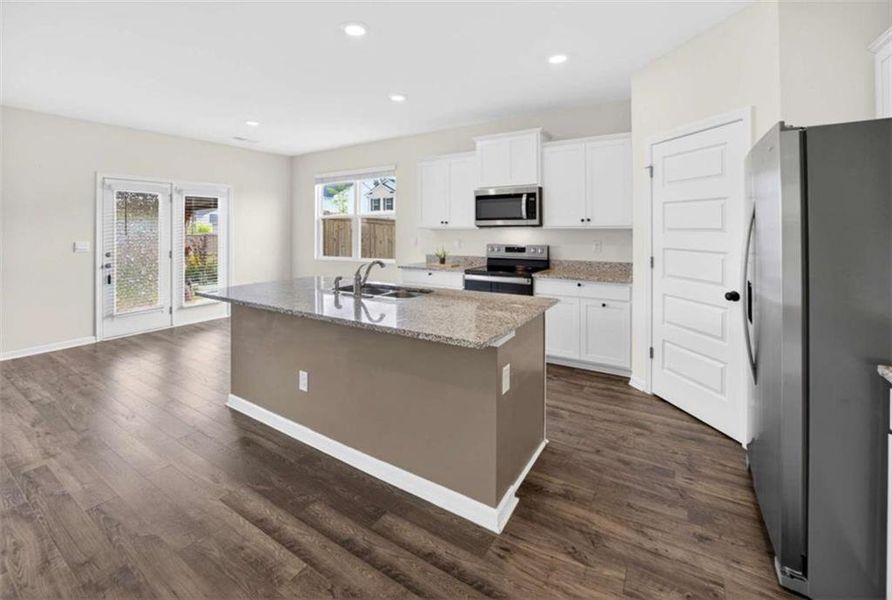 Furnished interior view inside a new home in Bailey Glynn, Covington (Image 4).