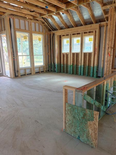 Kitchen, Dining & Family Room