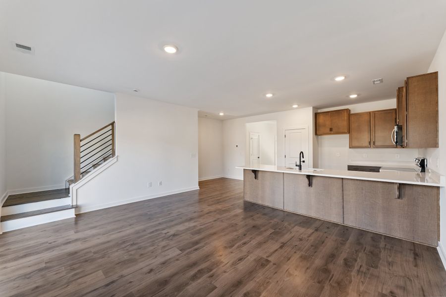 Representative unfurnished interior of a home built from the Glover by Hunter Quinn Homes in Westgate Village Townes, Spartanburg (Image 10). Representative unfurnished interior of a home built from the Glover by Hunter Quinn Homes in Westgate Village Townes, Spartanburg (Image 10).