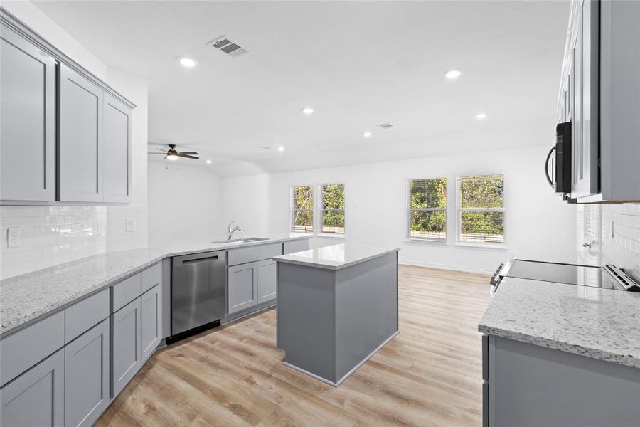 Furnished interior view inside a new home in , Willis (Image 5).