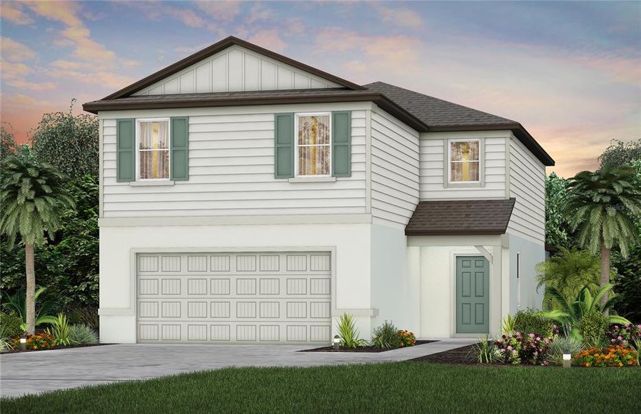 Exterior Rendering, Elevation CO1