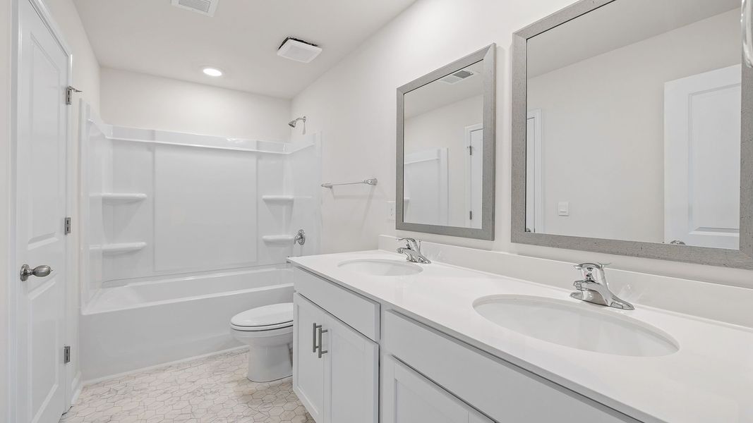 Furnished interior view inside a new home in Chestnut Ridge, Greenville (Image 12). Furnished interior view inside a new home in Chestnut Ridge, Greenville (Image 12).