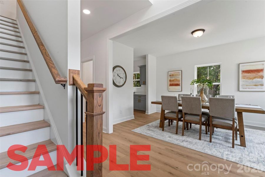 Furnished interior view inside a new home in , Granite Quarry (Image 4).