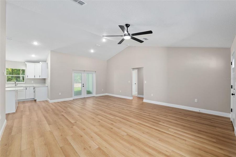 Lots of room for furniture and dining room table