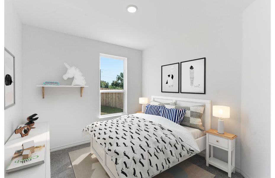 Representative furnished interior of a home built from the Becket by Centex in Davis Ranch, San Antonio (Image 8).