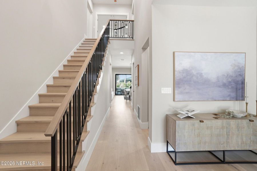 Furnished interior view inside a new home in , Atlantic Beach (Image 11).