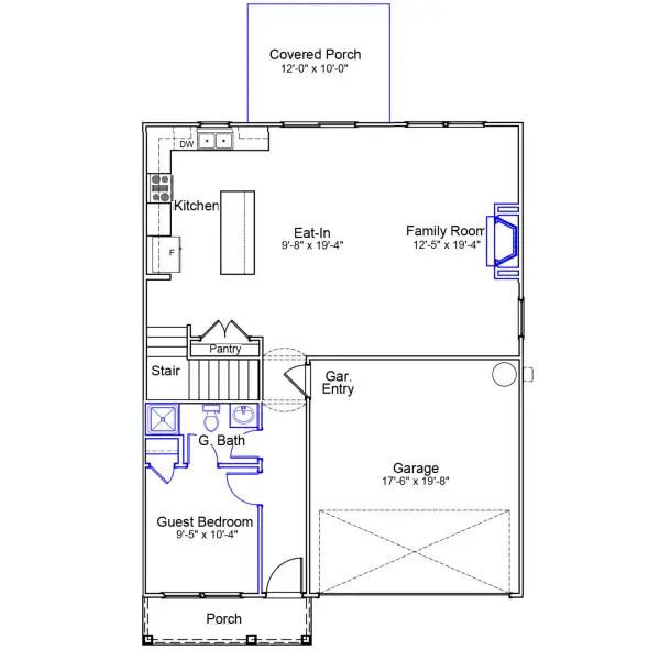 2D floor plan layout of this home in Clairmont, Charlotte, NC (Image 2). 2D floor plan layout of this home in Clairmont, Charlotte, NC (Image 2).