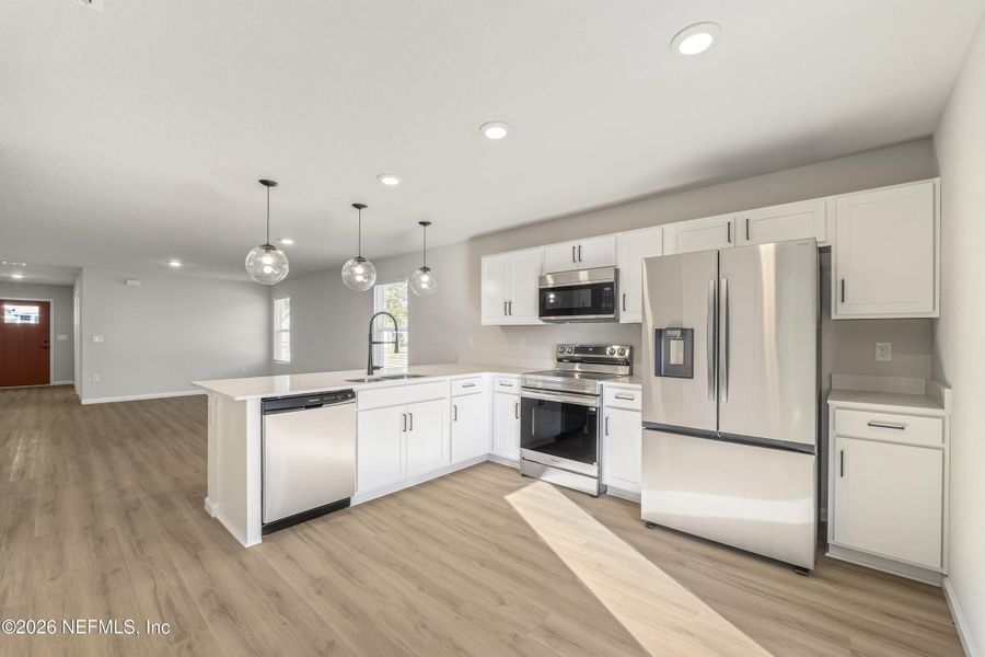 Furnished interior view inside a new home in , Jacksonville (Image 7).