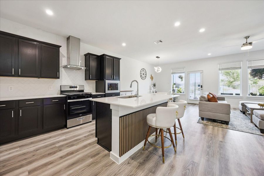 Furnished interior view inside a new home in City Gate North, Houston (Image 10).