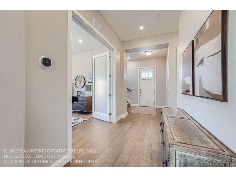 Furnished interior view inside a new home in , Boulder (Image 41).
