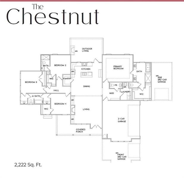 2D floor plan layout of this home in , Monroe, GA (Image 4).