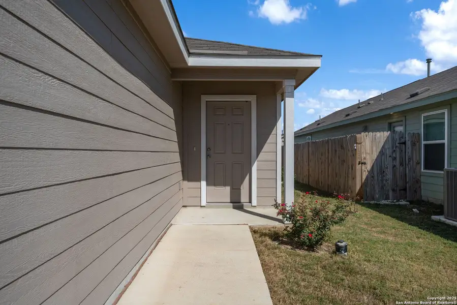 Exterior details and patio area of a home in Spring Grove: Belmar Collection, St. Hedwig (Image 1). Exterior details and patio area of a home in Spring Grove: Belmar Collection, St. Hedwig (Image 1).