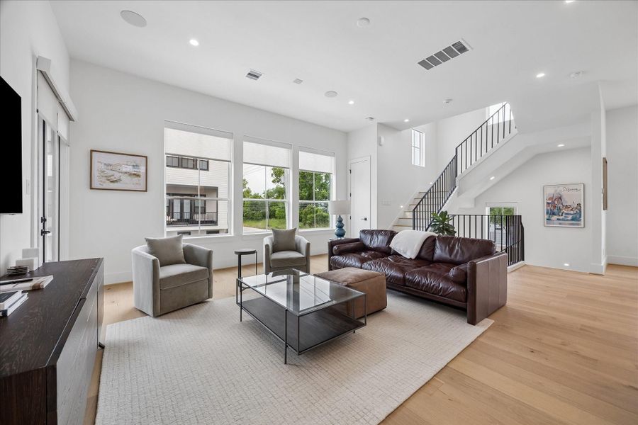 Furnished interior view inside a new home in , Houston (Image 15).