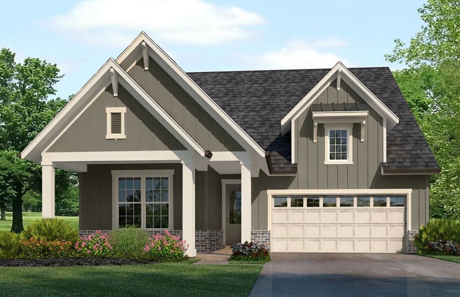 Representative exterior photo of a completed home built from the Lewis by Grant & Co in Union Depot, Bartlett, TN (Image 2).