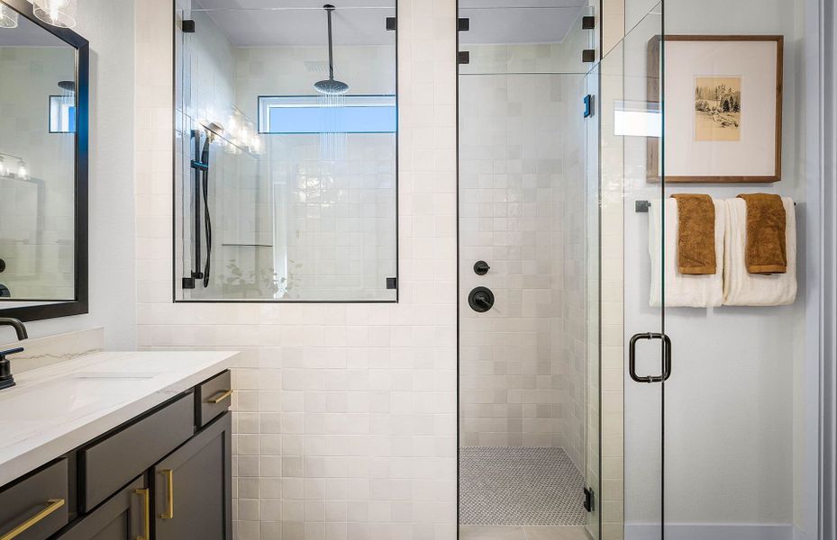 Representative furnished interior of a home built from the Sanford by Pulte Homes in Kuempel Farms, Pflugerville (Image 63).